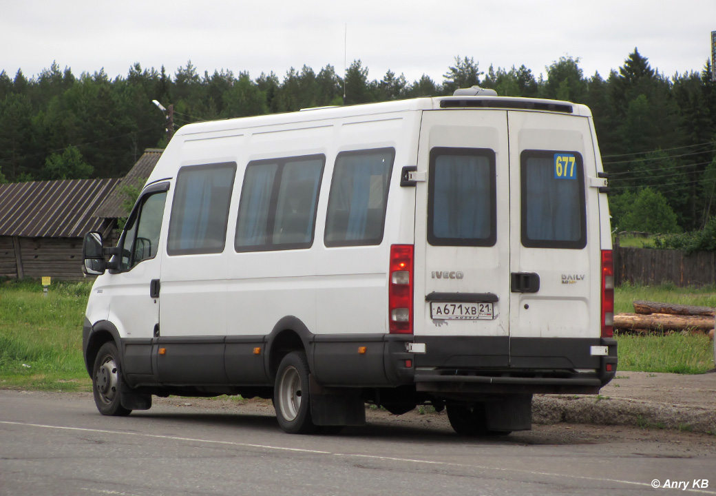 Чувашия, IVECO Daily 50C15V № А 671 ХВ 21