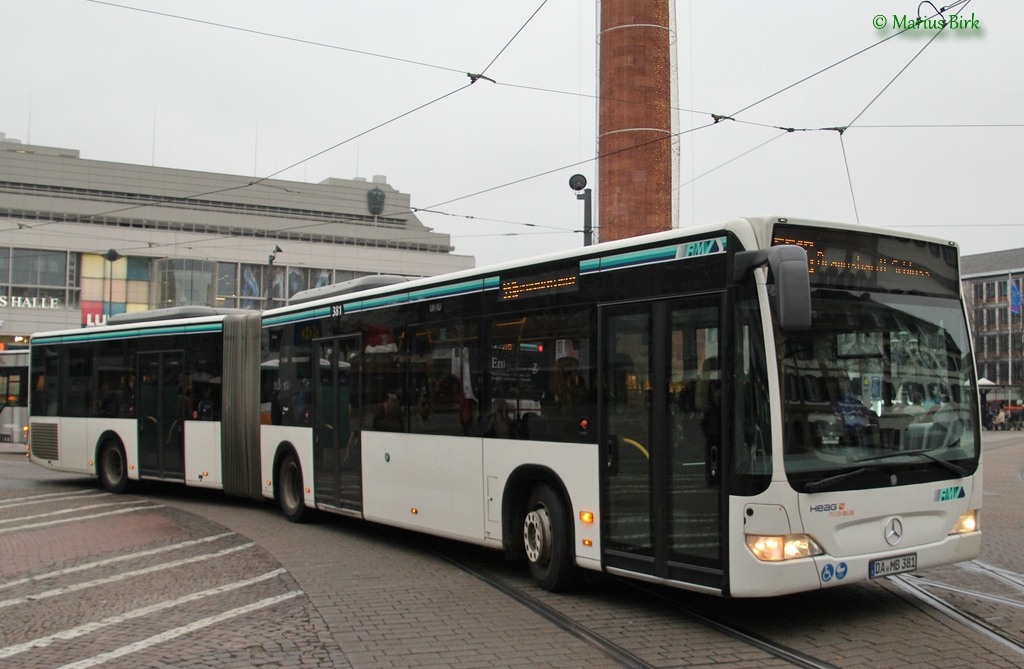 Гессен, Mercedes-Benz O530G Citaro facelift G № 381