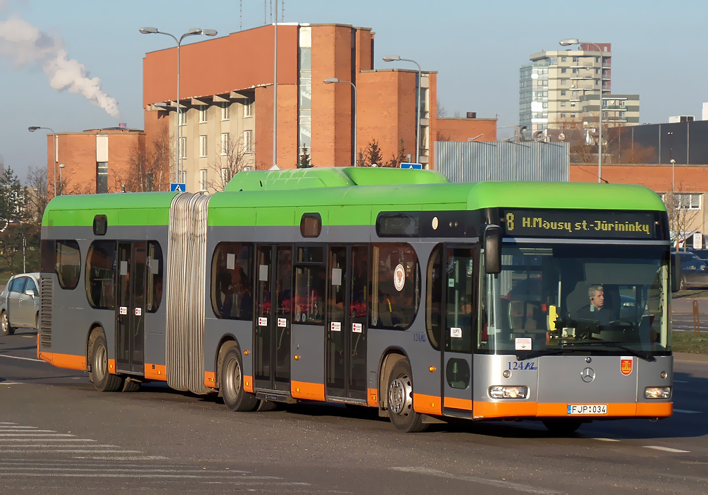 Литва, Mercedes-Benz O530G Irvine Citaro G CNG № 124