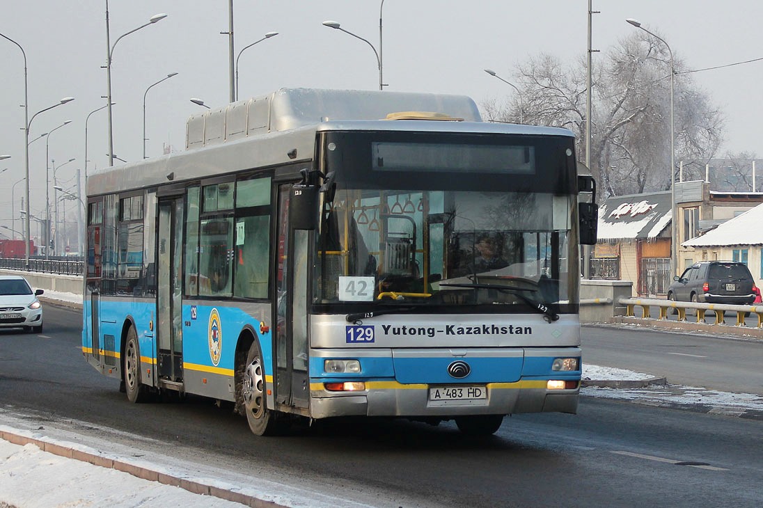 Алматы, Yutong ZK6120HGM № 129