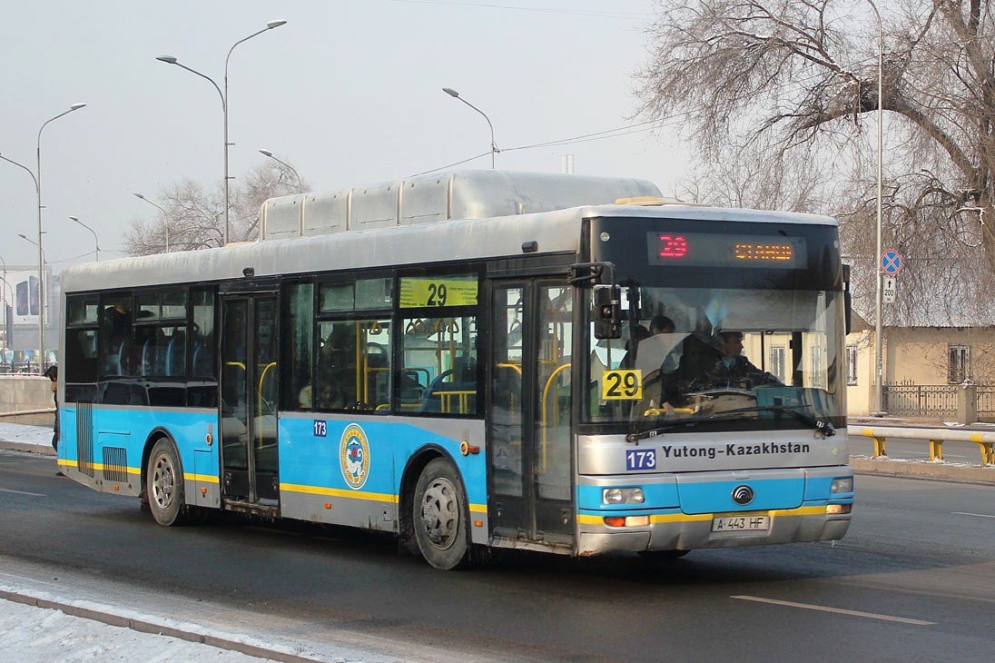 Алматы, Yutong ZK6120HGM № 173