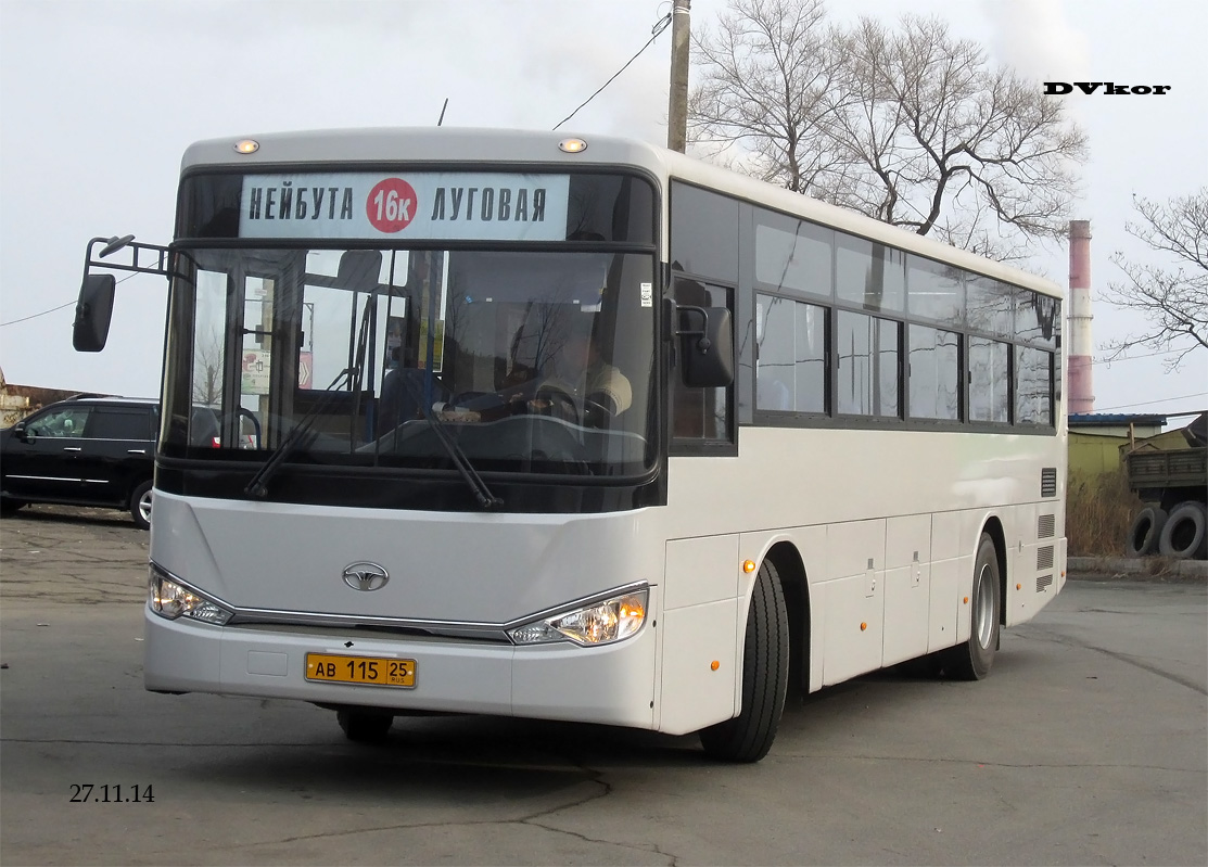 Приморский край, Daewoo New BS106 № АВ 115 25