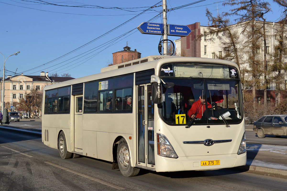 Тюменская область, Hyundai New Super AeroCity 1F/L № АА 375 72