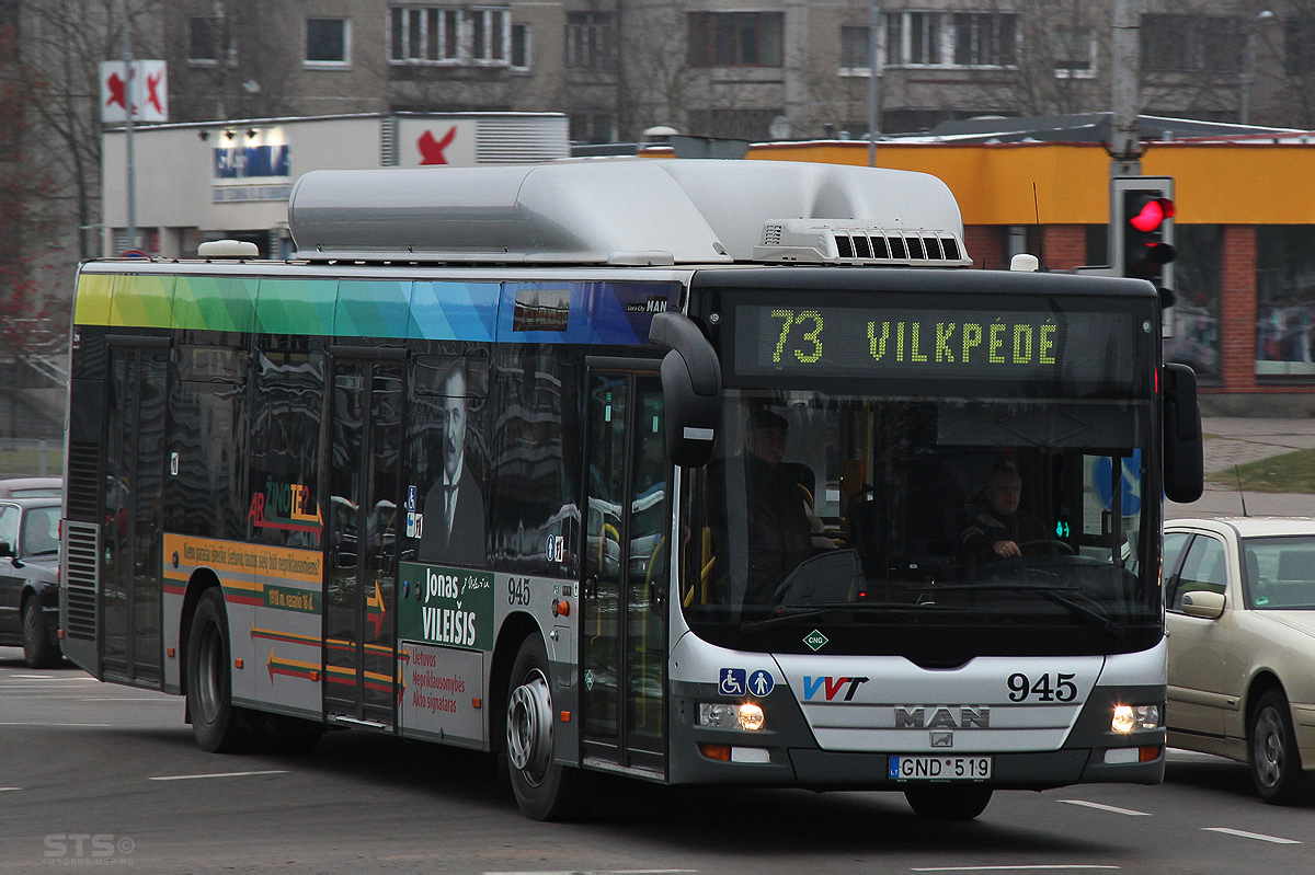 Литва, MAN A21 Lion's City NL273 CNG № 945