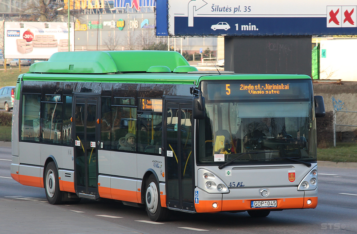 Литва, Irisbus Citelis 12M CNG № 45