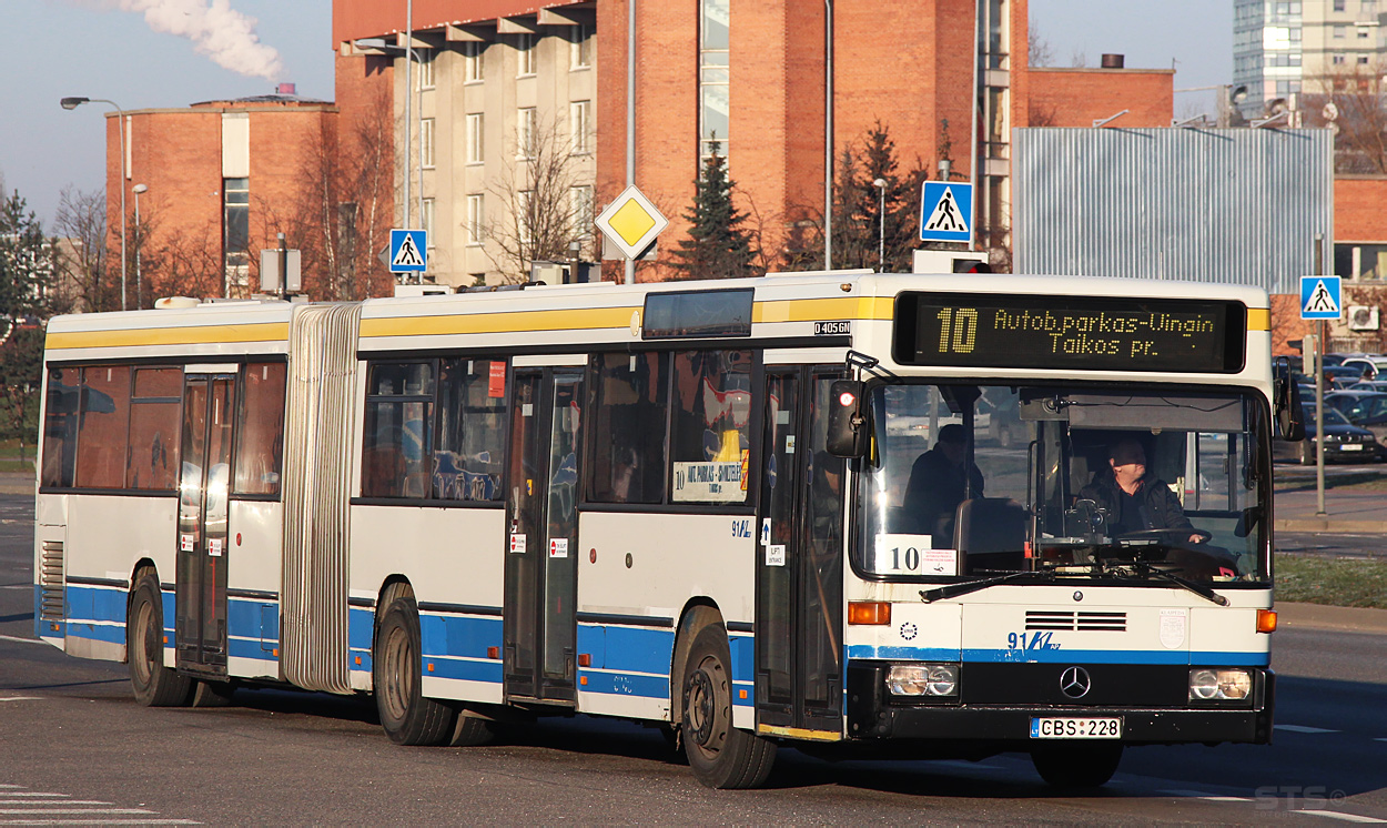 Литва, Mercedes-Benz O405GN № 91