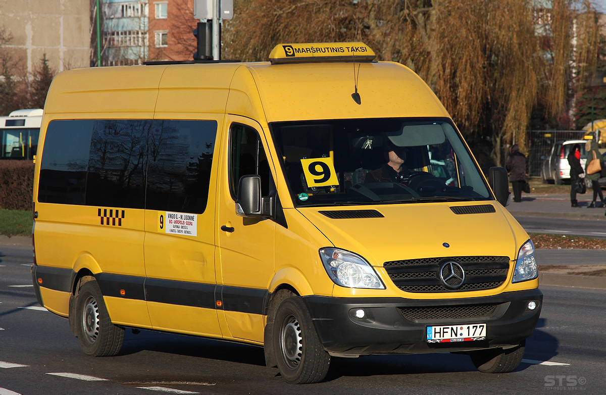 Литва, Mercedes-Benz Sprinter W906 313CDI № HFN 177