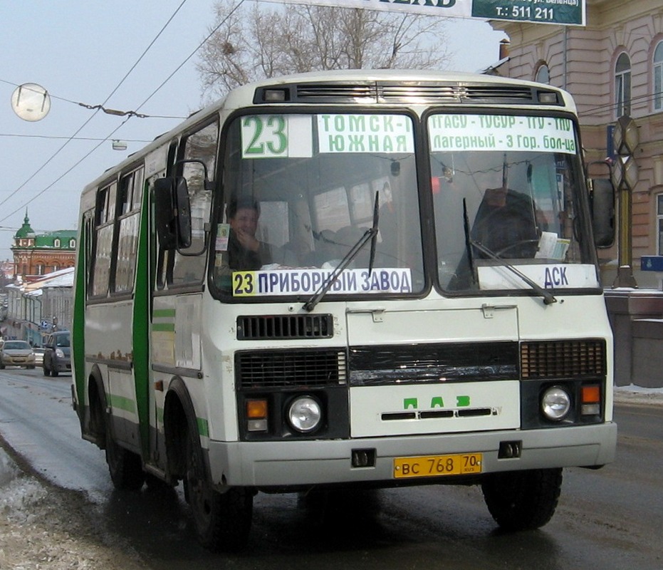 Томская область, ПАЗ-32051-110 № ВС 768 70