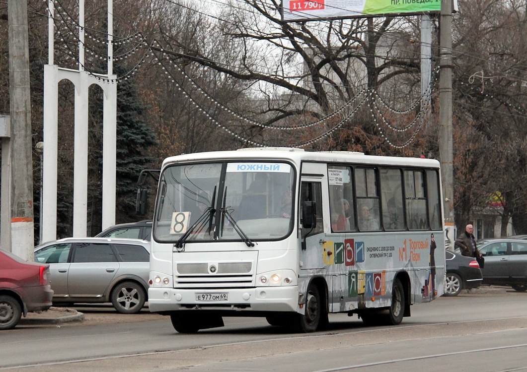 Тверская область, ПАЗ-320402-03 № Е 977 ОМ 69