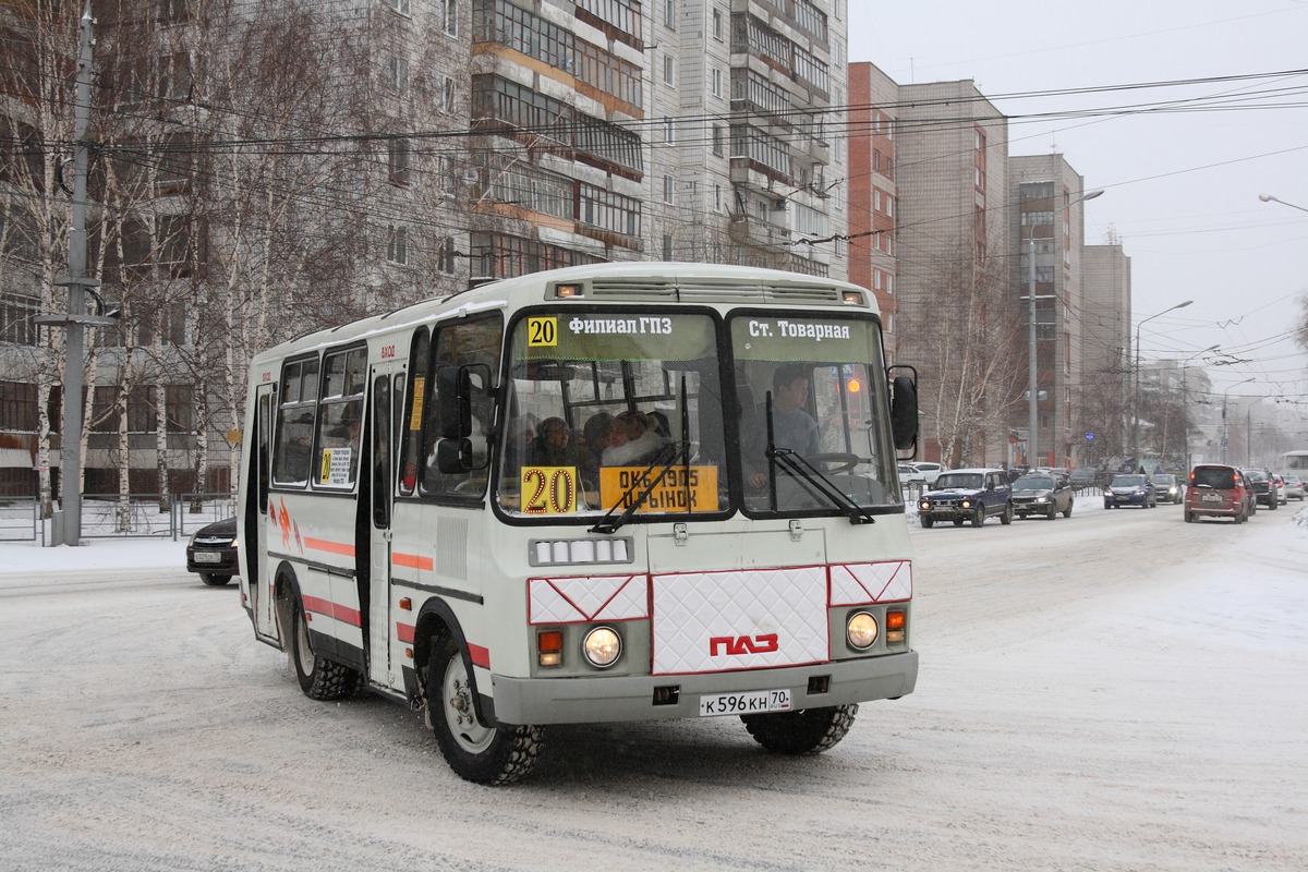 Томская область, ПАЗ-32054 № К 596 КН 70