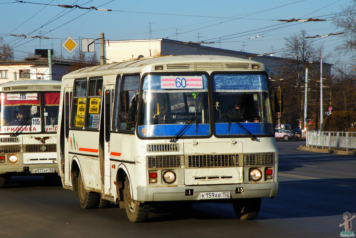 Нижегородская область, ПАЗ-32054 № К 159 АВ 152