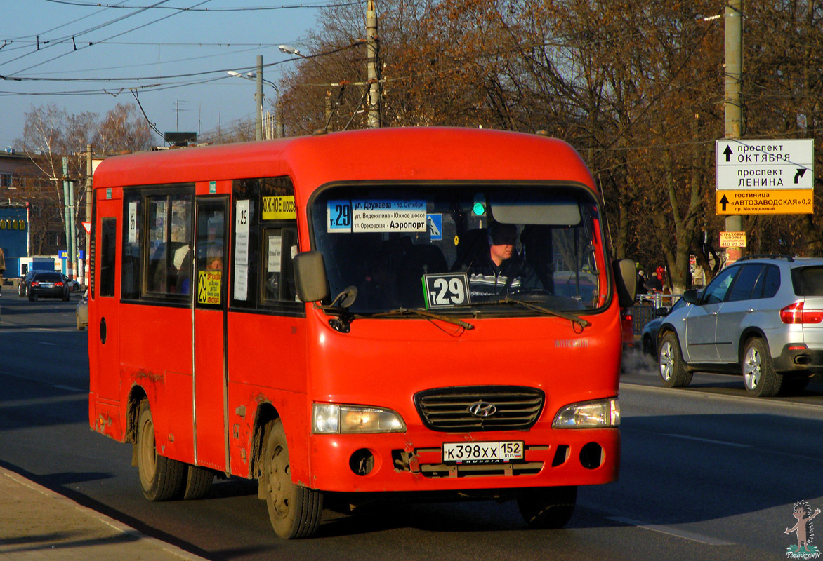 Нижегородская область, Hyundai County SWB C08 (РЗГА) № К 398 ХХ 152