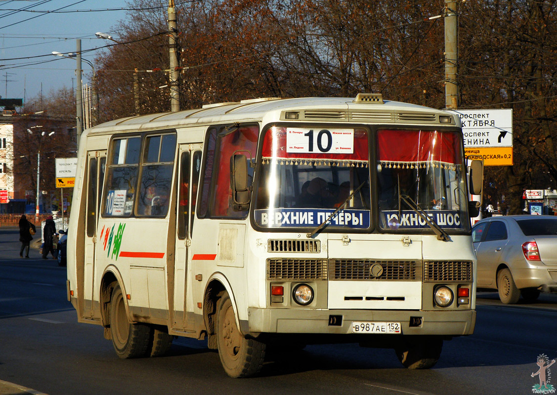 Нижегородская область, ПАЗ-32054 № В 987 АЕ 152