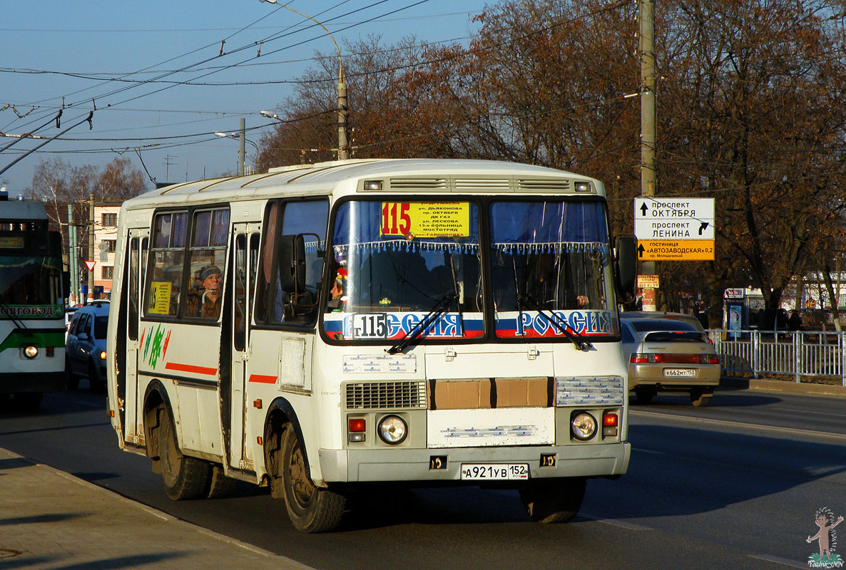 Нижегородская область, ПАЗ-32054 № А 921 УВ 152