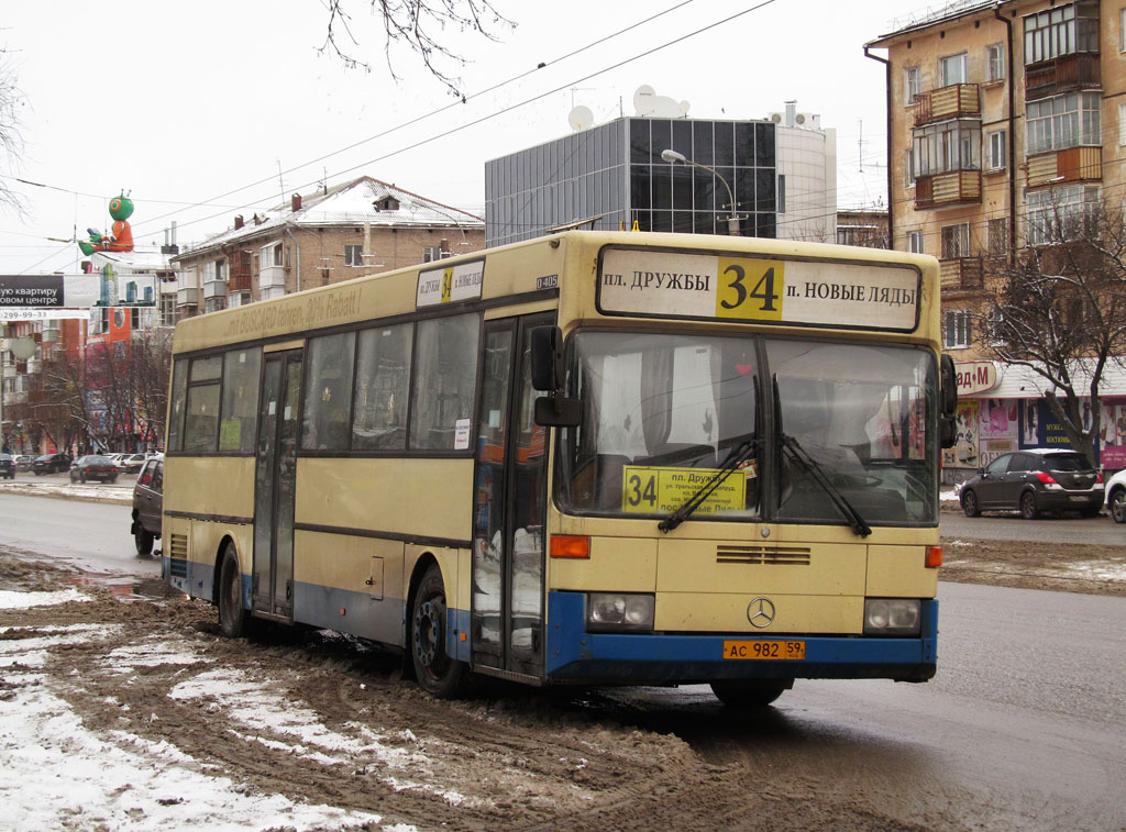 Пермский край, Mercedes-Benz O405 № АС 982 59