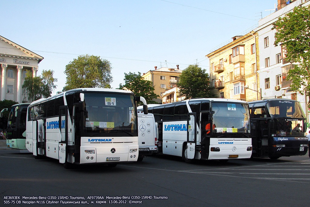 Dnepropetrovsk region, Mercedes-Benz O350-15RHD Tourismo # AE 3693 EK; Dnepropetrovsk region — Miscellaneous photos