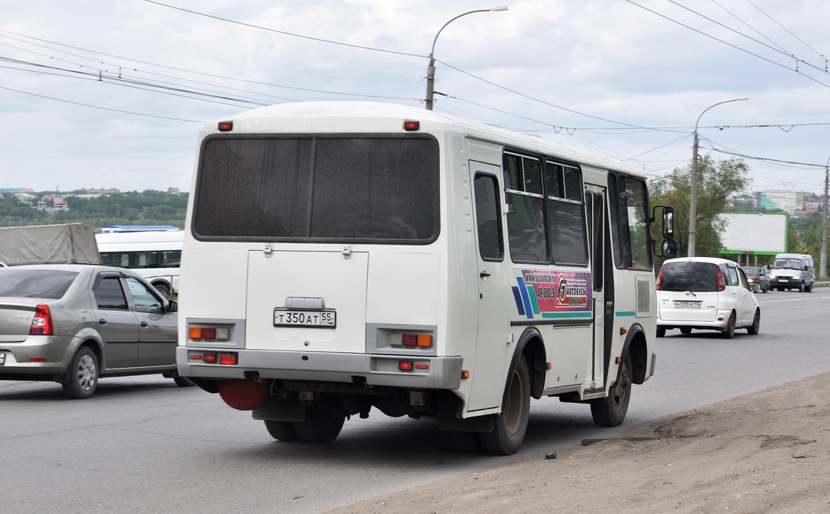 Omsk region, PAZ-32053 Nr. Т 350 АТ 55