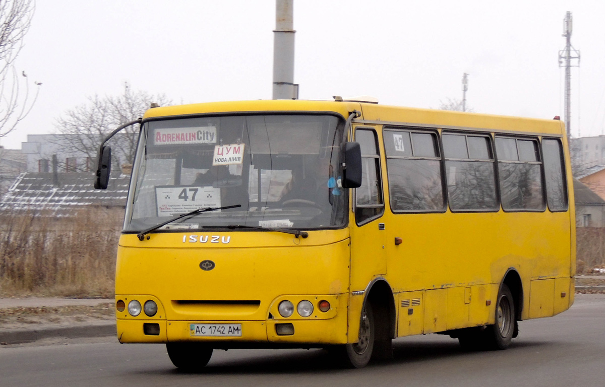 Волынская область, Богдан А09201 (ЛуАЗ) № AC 1742 AM