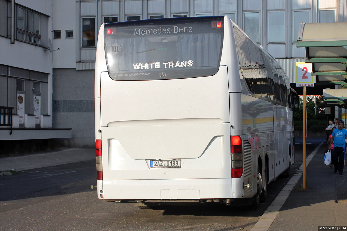 Tschechien, Mercedes-Benz O580-17RHD Travego L Nr. 2AZ 0198