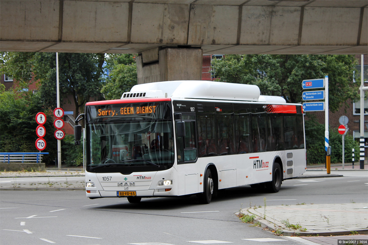 Hollandia, MAN A21 Lion's City NL243 CNG sz.: 1057