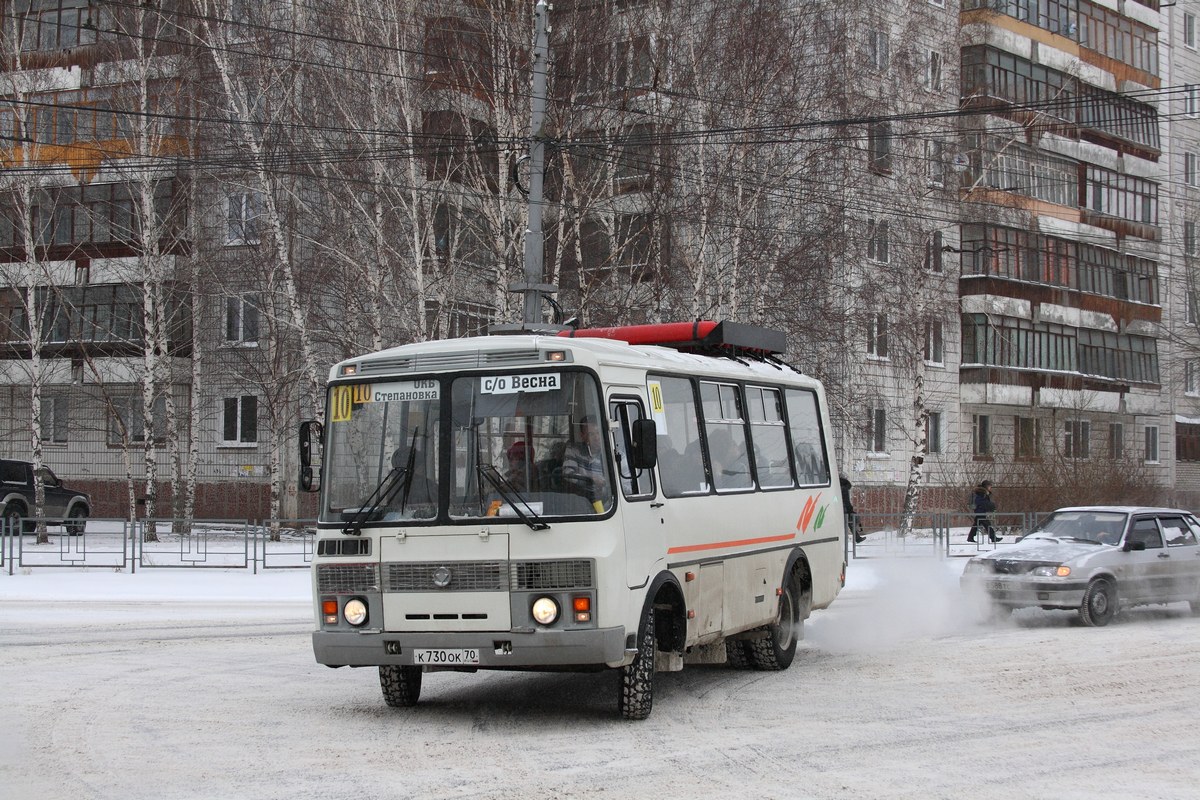 Томская область, ПАЗ-32054 № К 730 ОК 70