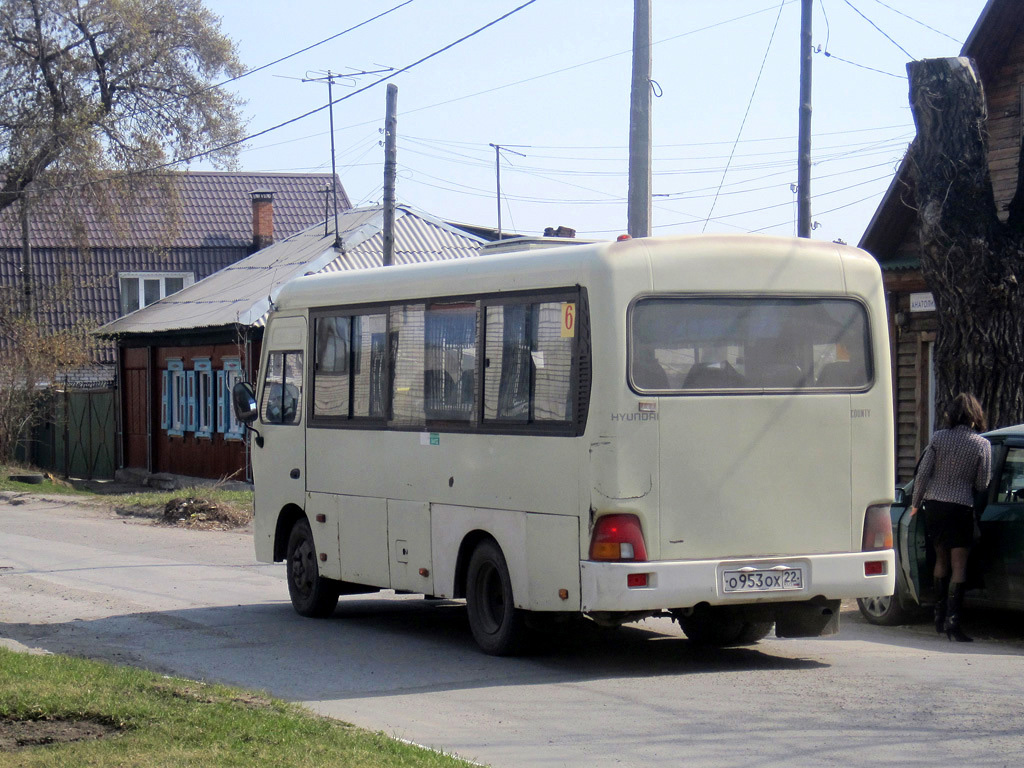 Алтайский край, Hyundai County SWB C08 (РЗГА) № О 953 ОХ 22