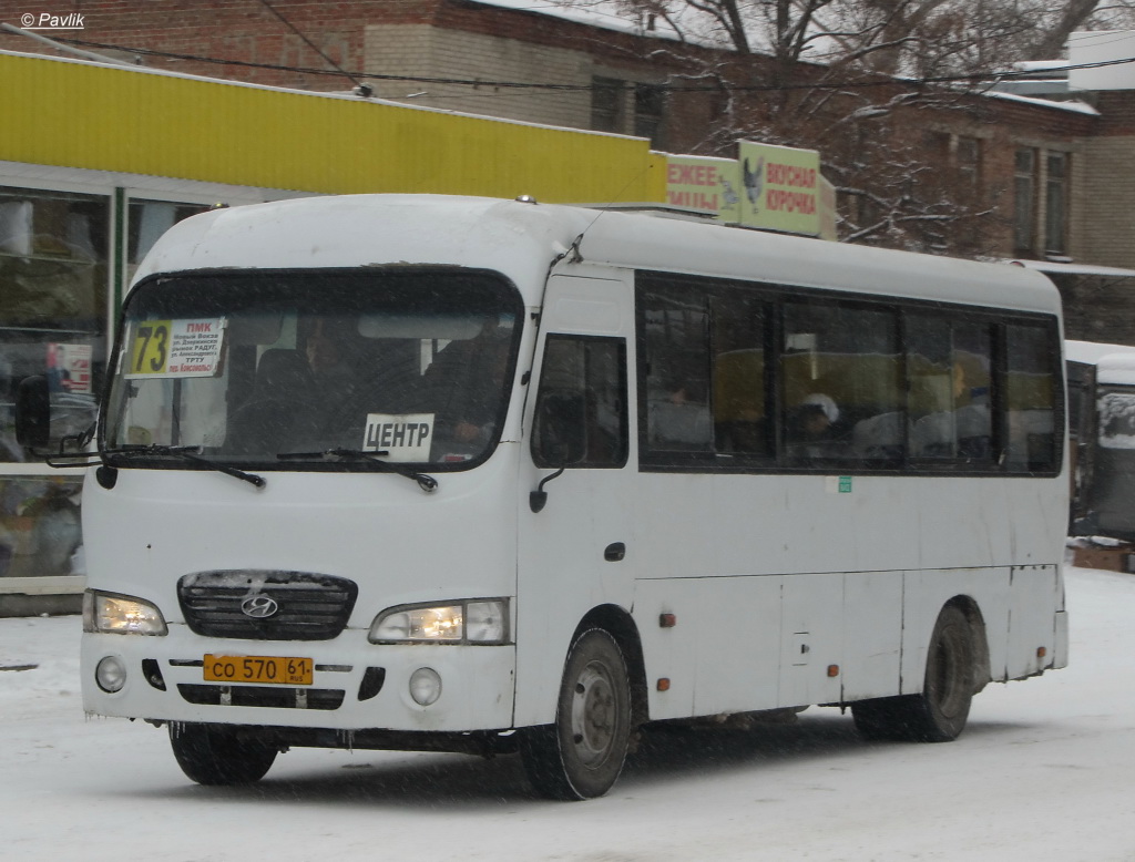 Ростовская область, Hyundai County LWB C10 (ТагАЗ) № СО 570 61