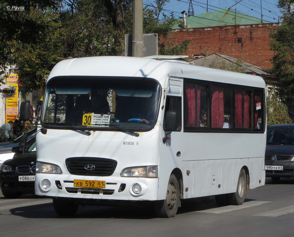 Ростовская область, Hyundai County LWB C11 (ТагАЗ) № КВ 592 61