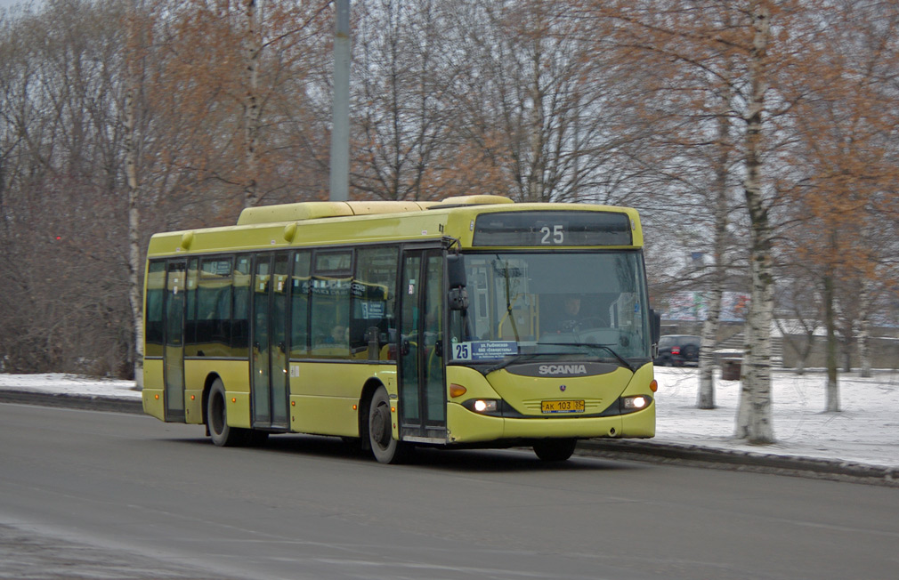 Вологодская область, Scania OmniLink I (Скания-Питер) № АК 103 35