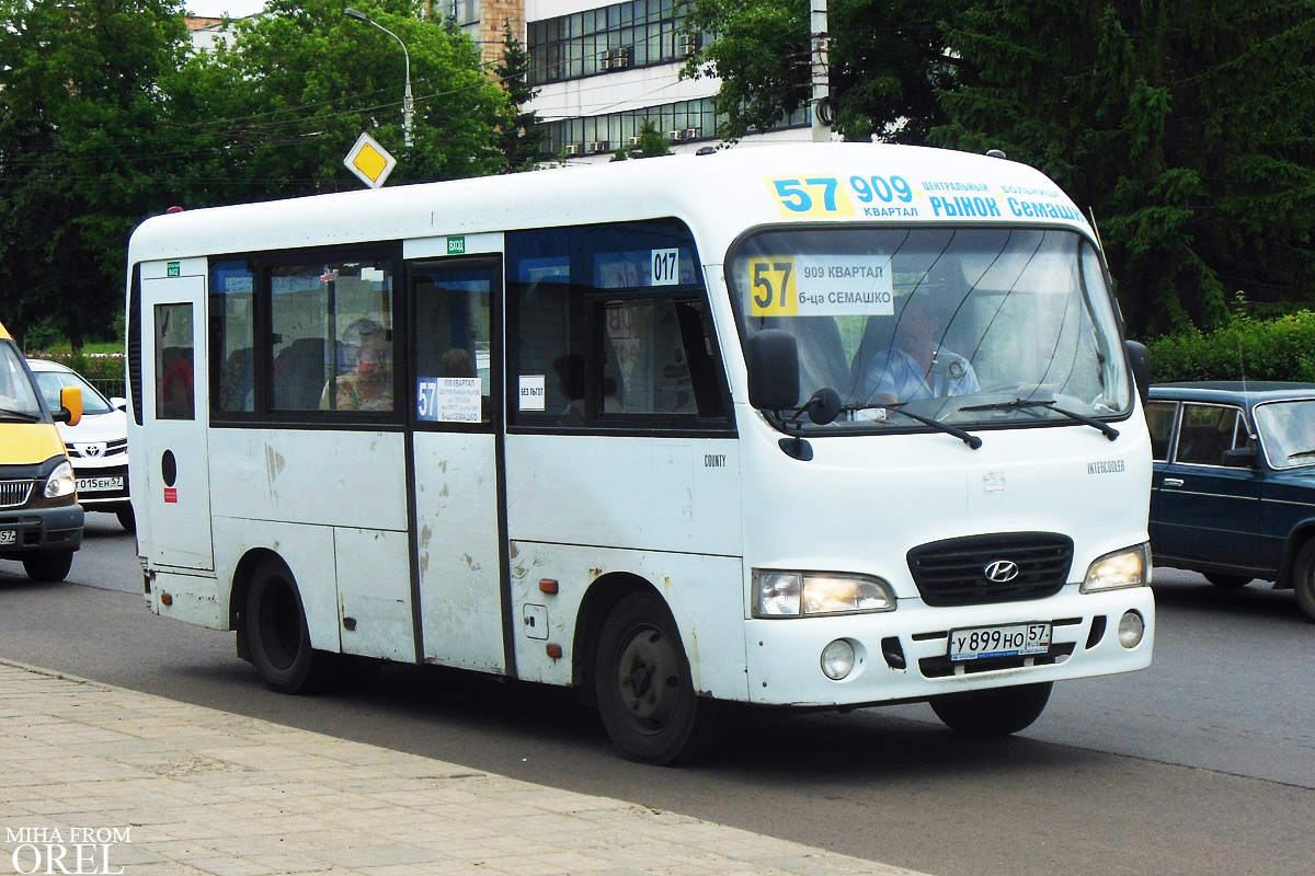 Орловская область, Hyundai County SWB (ТагАЗ) № У 899 НО 57