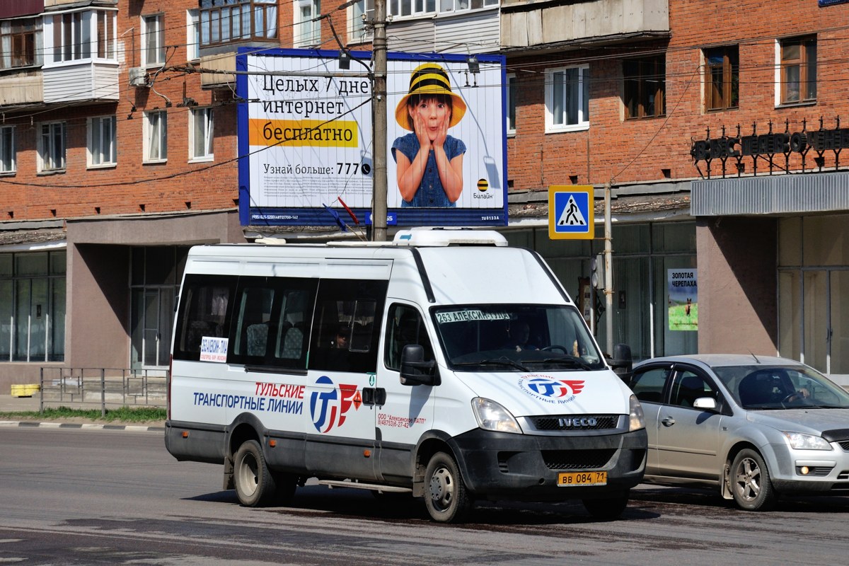 Тульская область, Авто Вектор 4520 (IVECO Daily) № ВВ 084 71 — Фото —  Автобусный транспорт