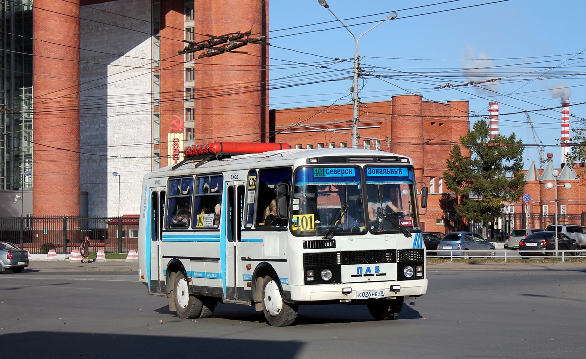 Томська область, ПАЗ-32054 № К 026 НЕ 70