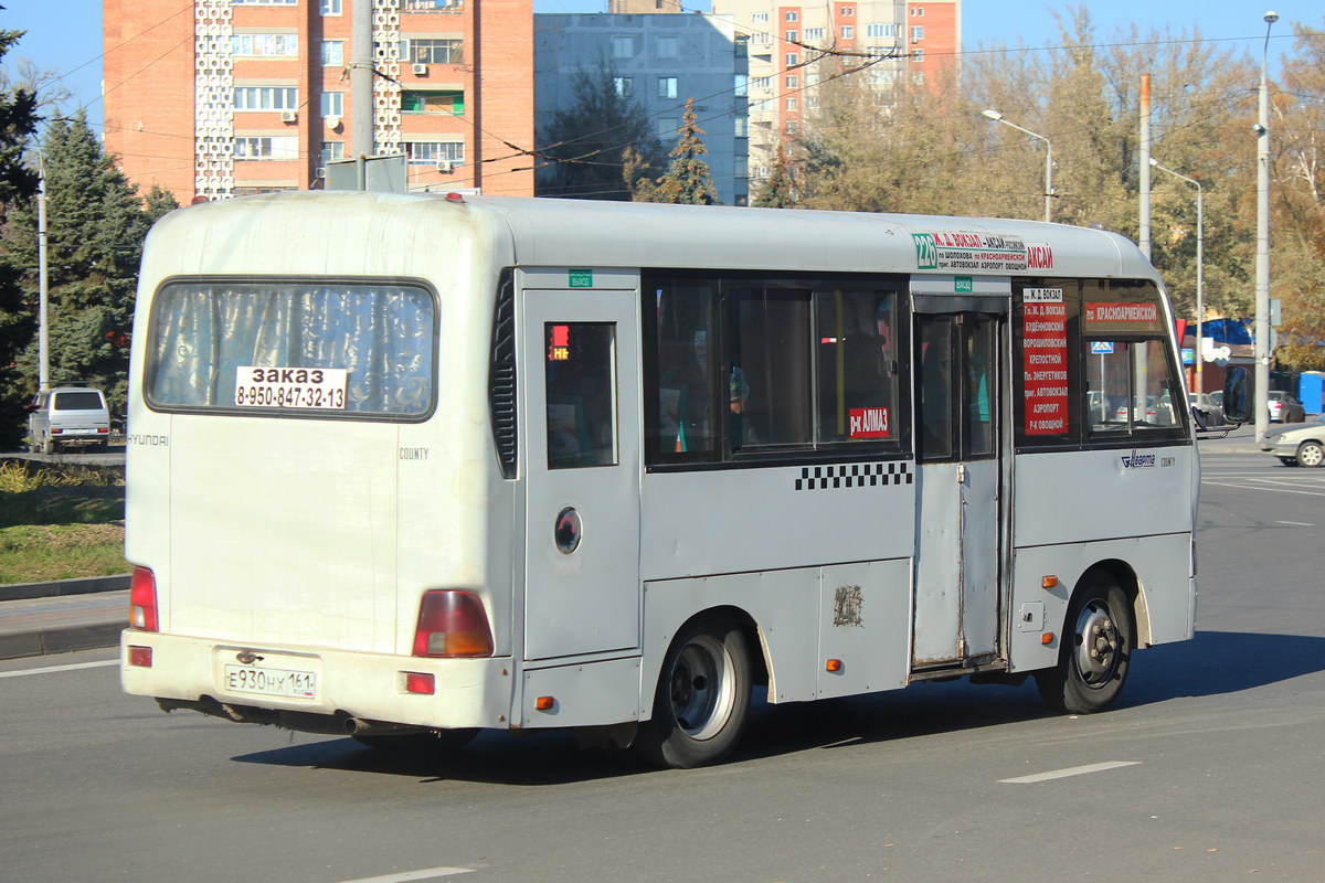 Rostower Gebiet, Hyundai County SWB C08 (RZGA) Nr. Е 930 НХ 161