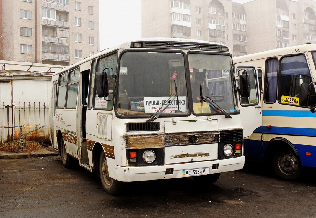 Волынская область, ПАЗ-32054 № AC 3554 AI