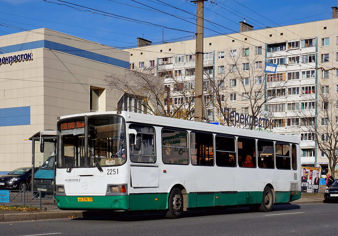 Санкт-Петербург, ЛиАЗ-5256.25 № 2251