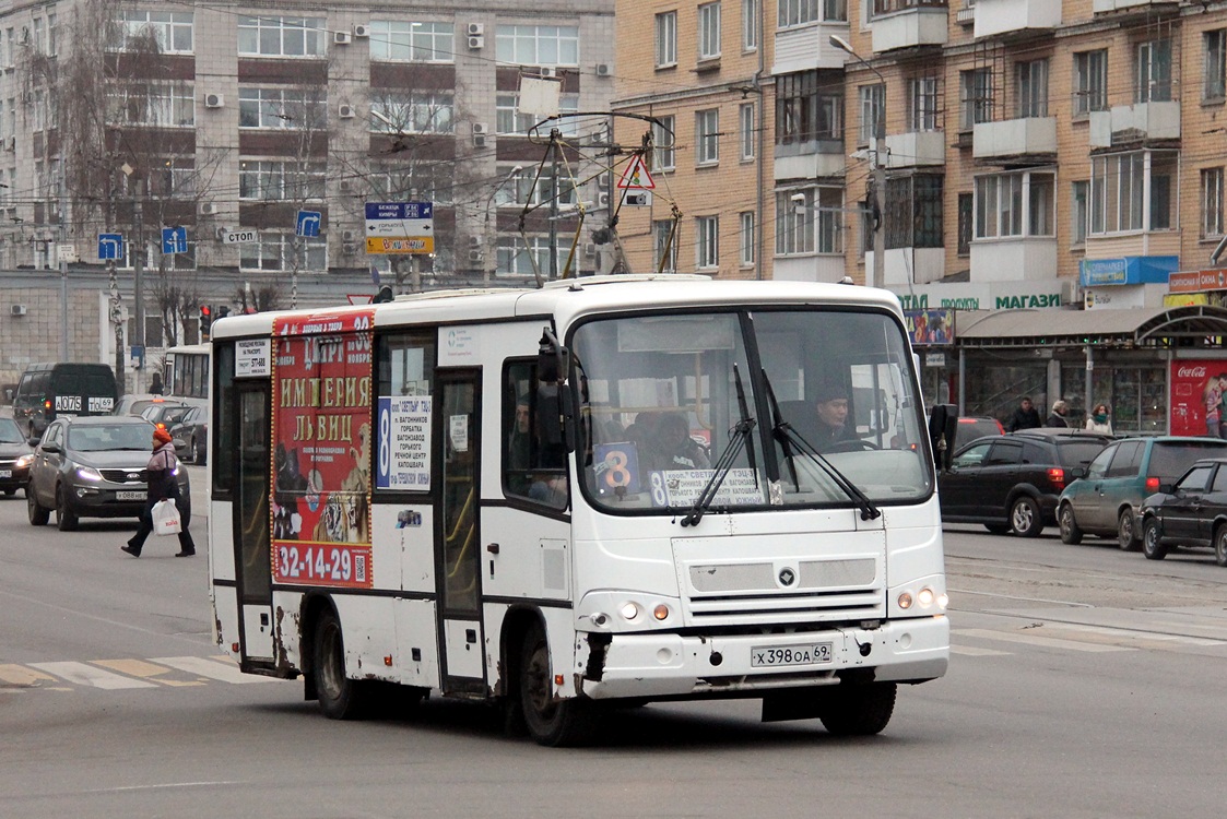 Тверська область, ПАЗ-320402-03 № Х 398 ОА 69