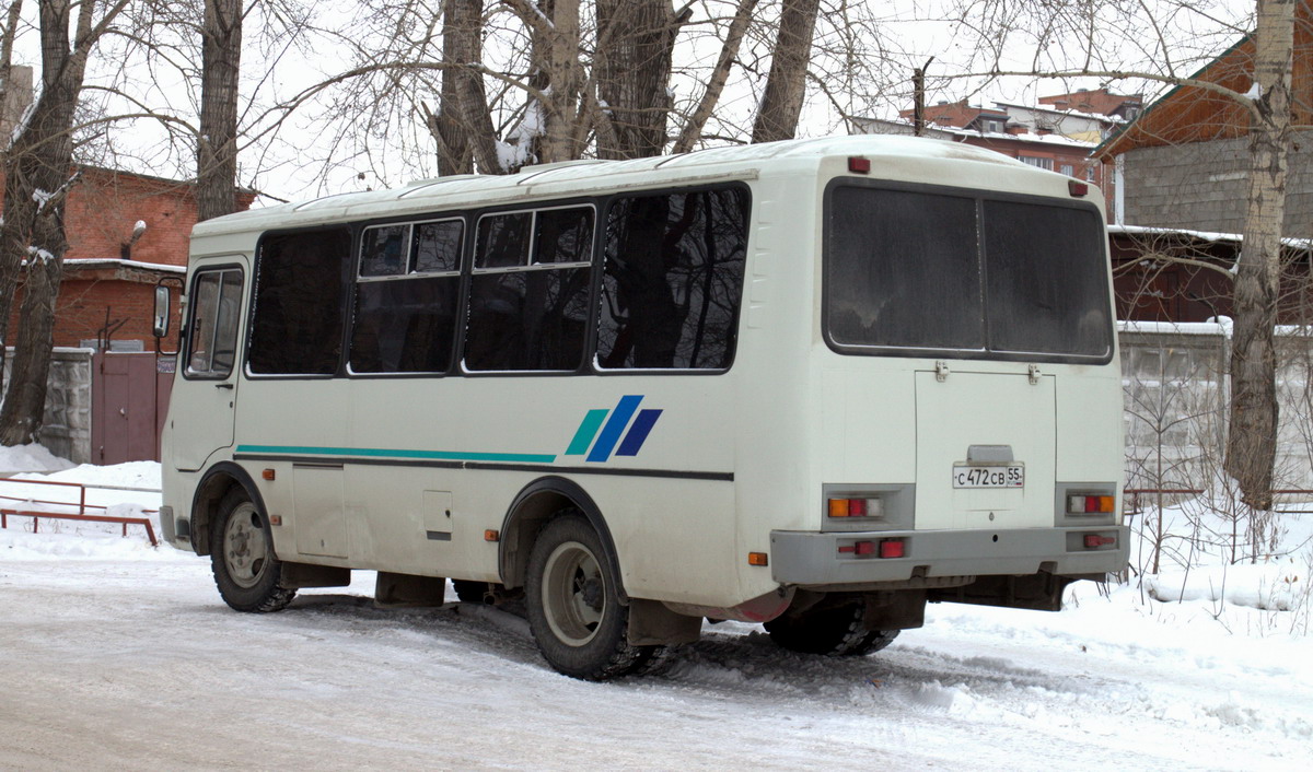 Омская область, ПАЗ-32053 № С 472 СВ 55