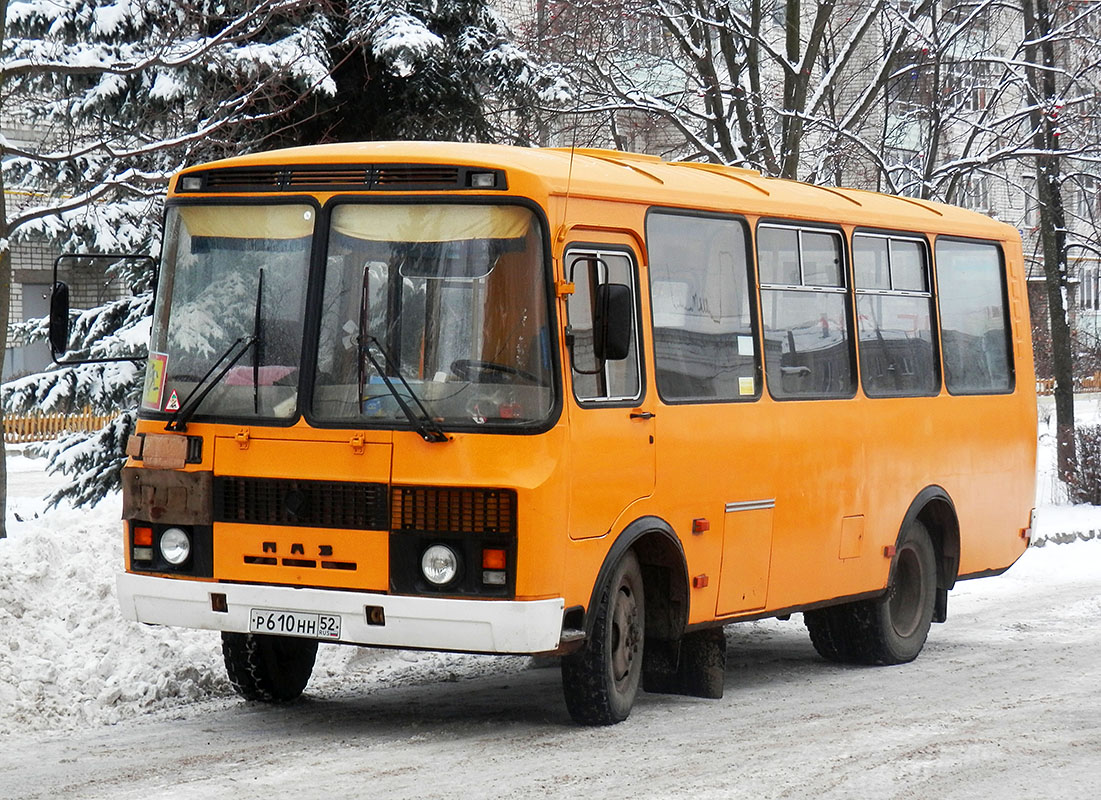 Нижегородская область, ПАЗ-32053 № Р 610 НН 52