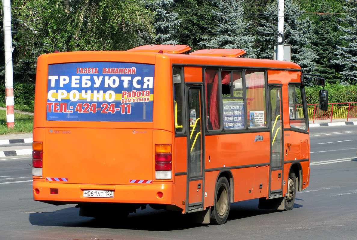 Нижегородская область, ПАЗ-320402-05 № М 061 АТ 152