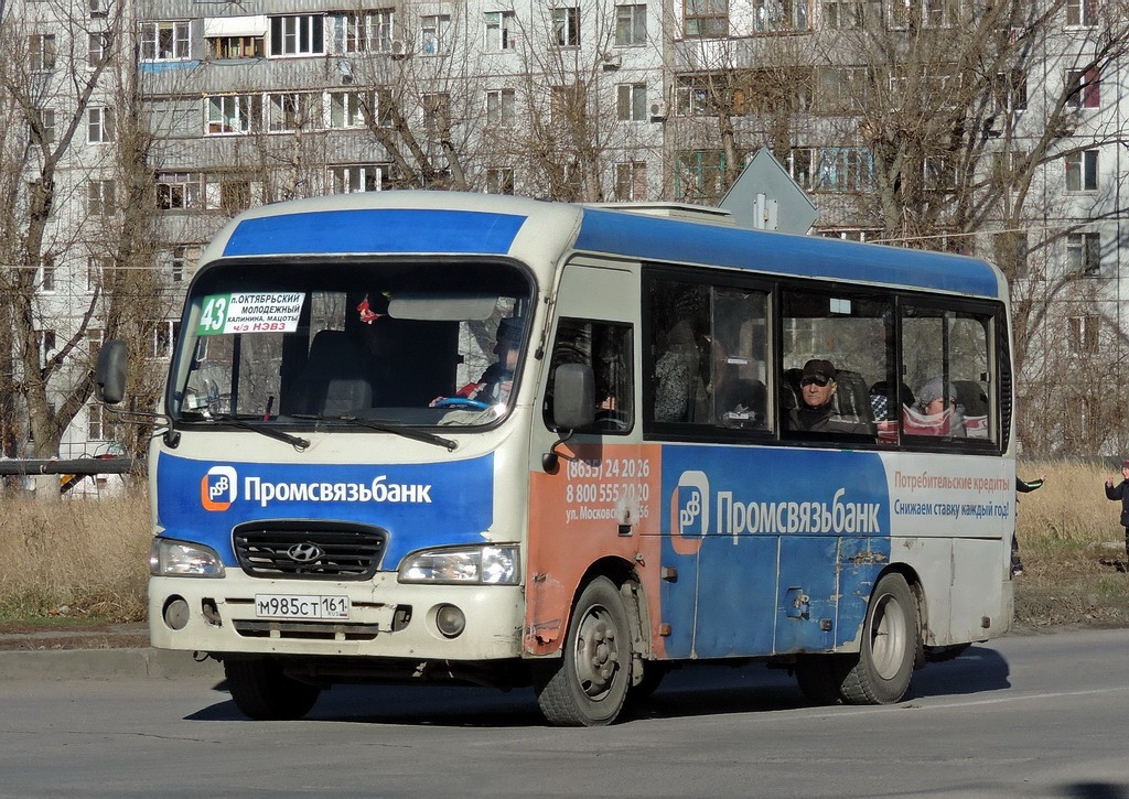 Ростовская область, Hyundai County SWB C08 (РЗГА) № М 985 СТ 161