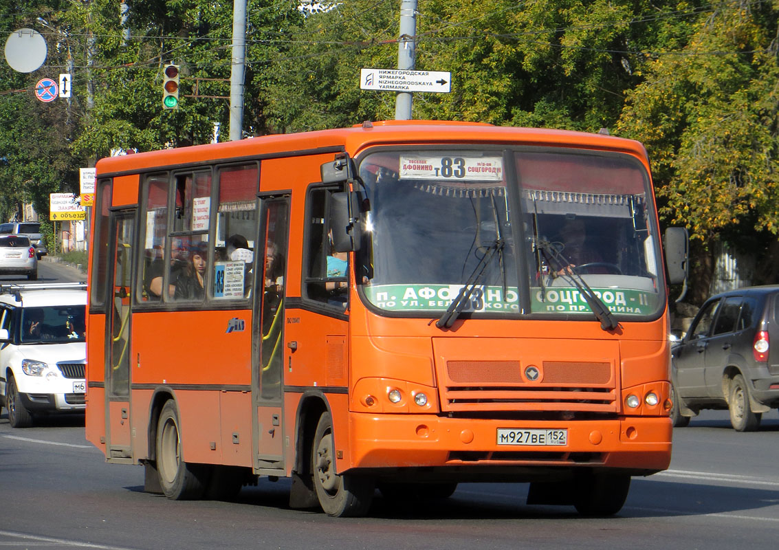 Нижегородская область, ПАЗ-320402-05 № М 927 ВЕ 152