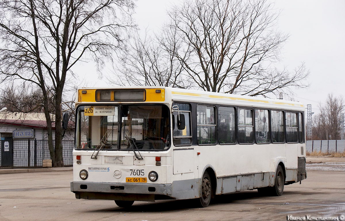 Санкт-Петербург, ЛиАЗ-5256.25 № 7605