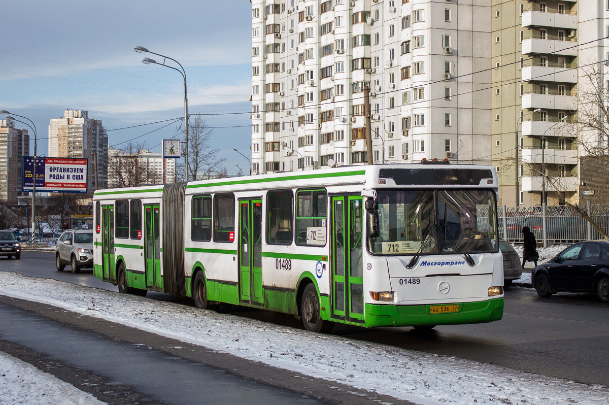 Москва, ЛиАЗ-6212.00 № 01489