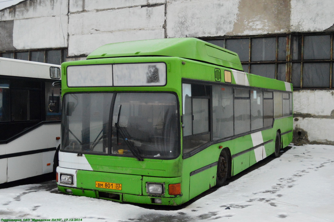 Владимирская область, MAN A15 NL232 CNG № ВМ 801 33