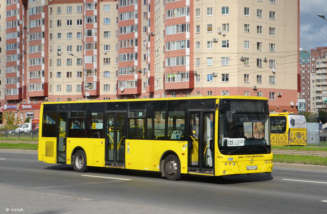 Санкт-Петербург, Golden Dragon XML6125CR № В 274 КМ 178