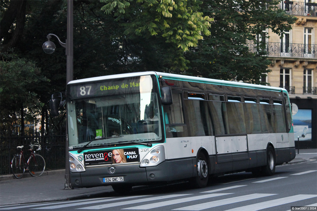 Frankreich, Irisbus Citelis 12M Line Nr. 3101