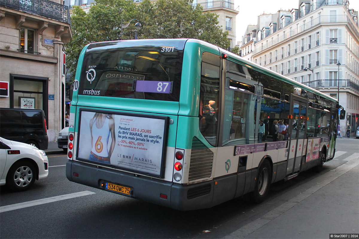 France, Irisbus Citelis 12M Line Nr. 3101