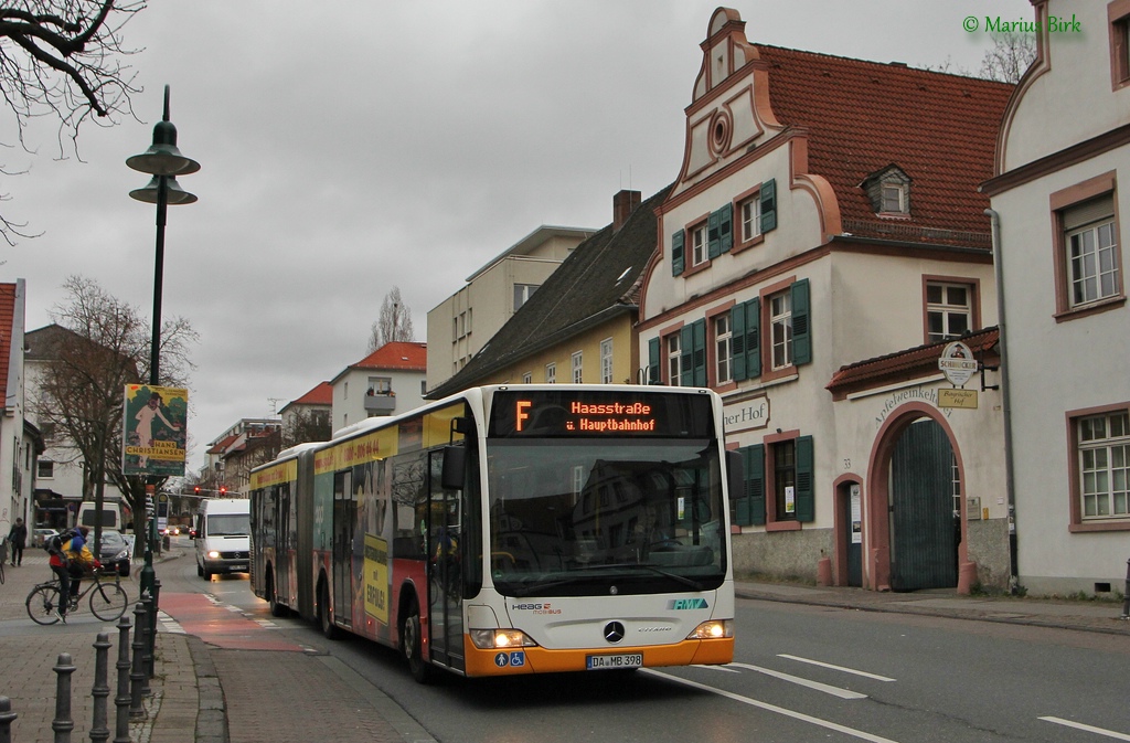 Гессен, Mercedes-Benz O530G Citaro facelift G № 398