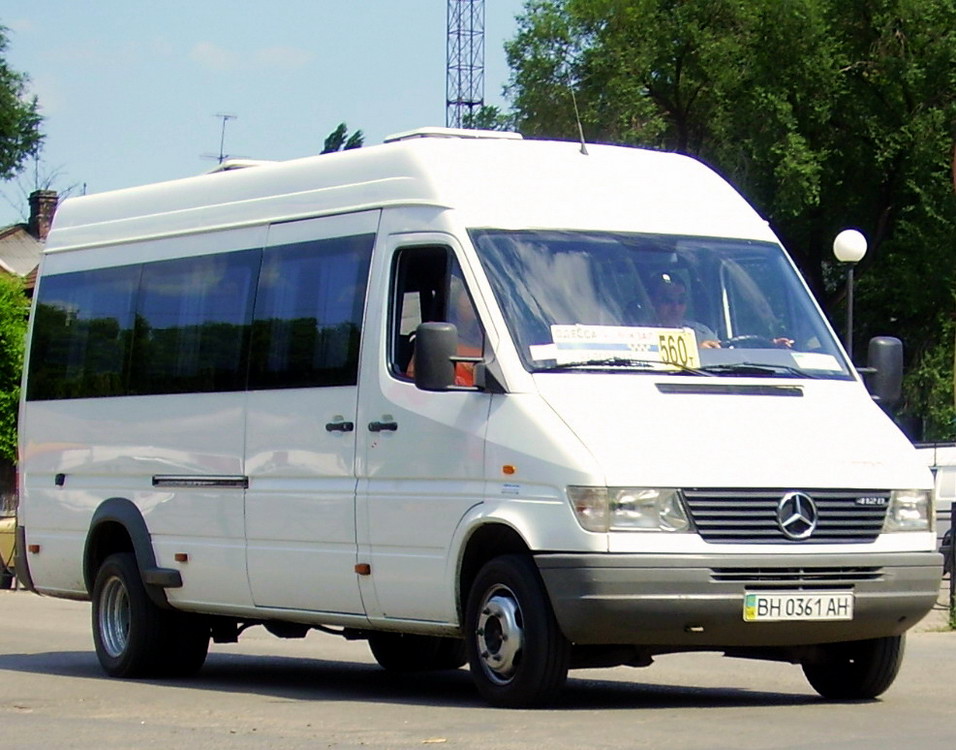 Одесская область, Mercedes-Benz Sprinter W904 412D № BH 0361 AH