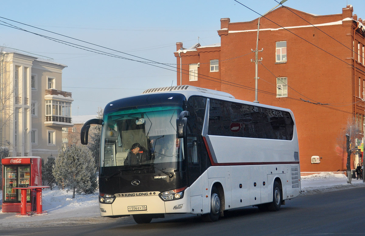 Омская область, King Long XMQ6129Y № Т 556 ЕУ 55